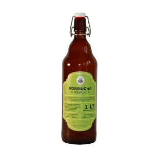 bebida probiotica y energética a base de té fermentado, frutas y especias