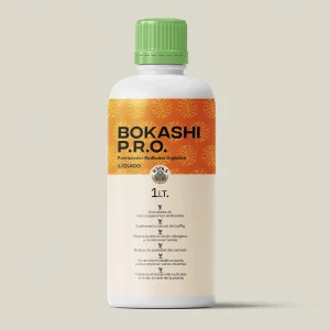 Bokashi líquido. Inoculante de microorganismos benéficos del suelo. Bioestimulante orgánico radicular.