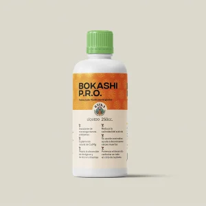 Bokashi líquido. Inoculante de microorganismos benéficos del suelo. Bioestimulante orgánico radicular.