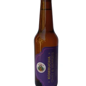 Kombucha 330 cc chai & berries botella vidrio