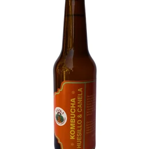 Kombucha 330cc huesillo canela botella vidrio